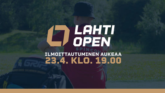 Lahti Open Ilmoittautuminen Aukeaa!